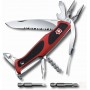 VICTORINOX WENGER RANGERGRIP HANDYMAN 174 RED BLACK PILLOWS MM.