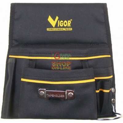 VIGOR BORSA PORTAUTENSILE MOD. FENICE PER CINTURA CM. 27X27X7 