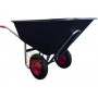 VIGOR CARRIOLA BIG CON 2 RUOTE VASCA NERA PLASTICATA LT. 240 