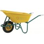 VIGOR WHEELBARROW WITH POLYPROPYLENE TANK LT. 100 YELLOW COLOR