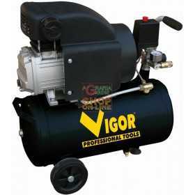 VIGOR COMPRESSOR 220V 1 CYL.DIRECT HP.1,5 LT. 24 56350-12 / 8