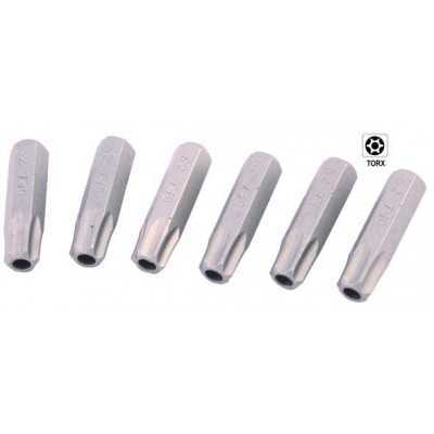VIGOR INSERTI PER AVVITATORI TORX-TI FORATI PZ. 6 TX-30X25MM 