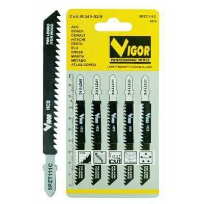 VIGOR SAW BLADES FOR WOOD / PVC PCS 5 T111C 90345-02 / 9