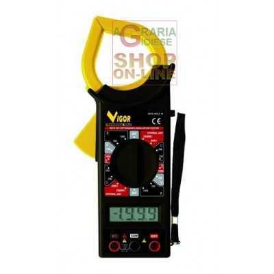 VIGOR AMPEROMETRIC CLAMP WITH DIGITAL TESTER