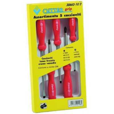 VIGOR SERIES 5 EXTRA RED-GRIP SCREWDRIVERS