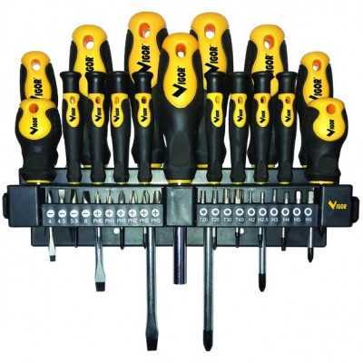 VIGOR SERIE CACCIAVITI CACCIAVITI E INSERTI PZ. 37 