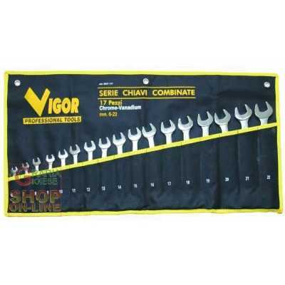 VIGOR SERIE CHIAVI COMBINATE CRV DIN3113 25 PEZZI 