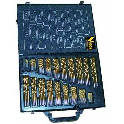 VIGOR SERIES HSS TITANIUM TIPS PCS. 116 MM. 1-10 WALL IRON WOOD