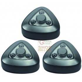 VIGOR SET 3 PIECES LAMPS FOR CLIC ADHESIVE CABINETS LED 3