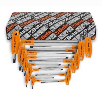BETA ART. 97TTX / S6 SERIES 6 TORX BENDED MALE WRENCHES WITH