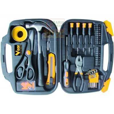 VIGOR SET UTENSILI VALIGIA ART. VAU-V124 PEZZI 124 