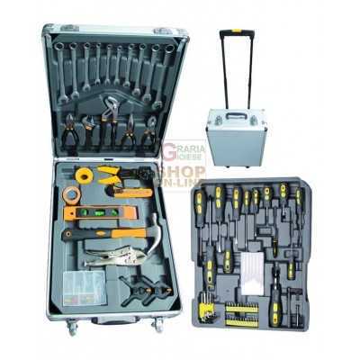 VIGOR TOOL SET CASE MOD. VAU-V142 TROLLEY PIECES 142