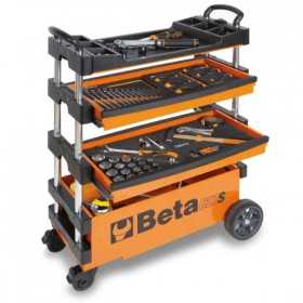 BETA ART. C27S-G FOLDABLE TOOL TROLLEY FOR INTERIORS AND