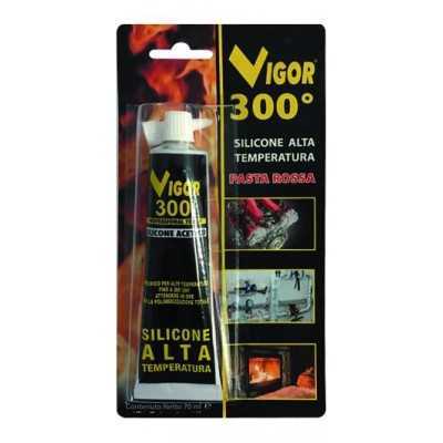 VIGOR SILICONE ALTA TEMPERATURE PASTA ROSSA TUBETTO ML. 70 