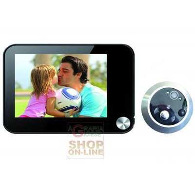 VIGOR SPHOLE FOR DOORS MOD. DIGIT-R 120 DEGREES SIZE 3.5 INCH.