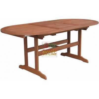 VIGOR OVAL CALIPSO EXTENDABLE WOODEN TABLE CM.147 / 193