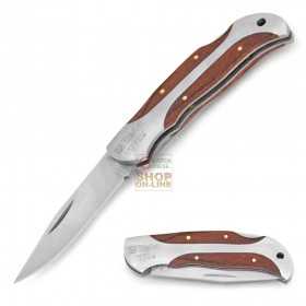 BETA KNIFE WITH WOOD HANDLE STAINLESS STEEL BLADE CM. 17