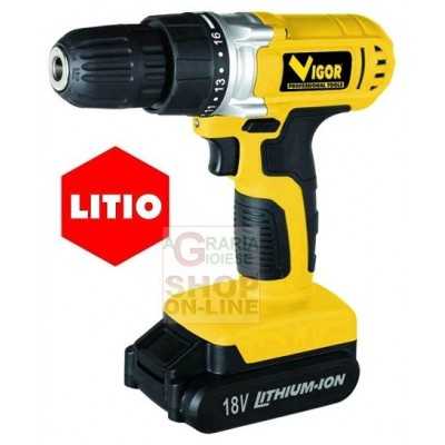 VIGOR BATTERY DRILL VST-1800 LITHIUM VOLT 18