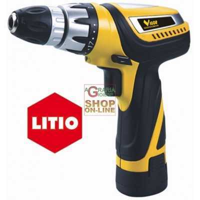 VIGOR BATTERY DRILL DRIVER VTB-10.8 LITHIUM VOLT 10.8