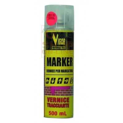 VIGOR TRACER GREEN FLUORESCENT PAINT ML. 500