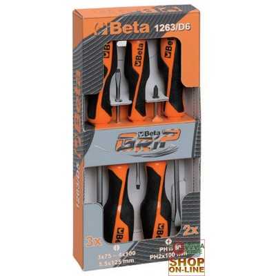 BETA SERIES SCREWDRIVERS 6 PIECES ART.1263 / D6