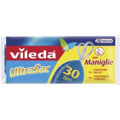 Vileda UltraSac Universal Garbage Bags cm. 50x60 lt. 30 with