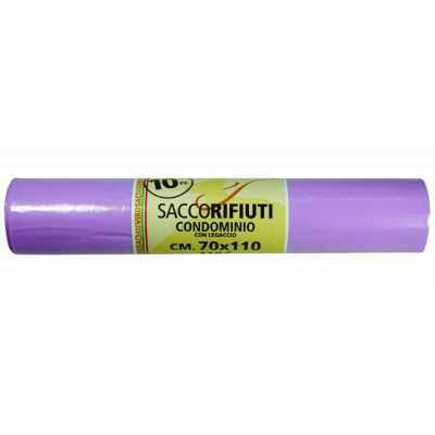 VIROSAC PURPLE CONDOMINIUM BAGS PCS 10 CM. 70X110