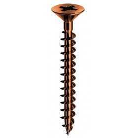 WOOD SCREWS IN BRONZED STEEL TP 4x40 PCS. 30