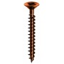WOOD SCREWS IN BRONZED STEEL TP 6x60 PCS. 10