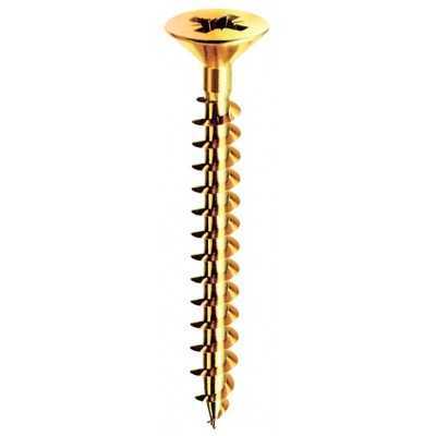 VITI A LEGNO IN ACCIAIO OTTONATO TE TP 2,5x16 PZ. 50 