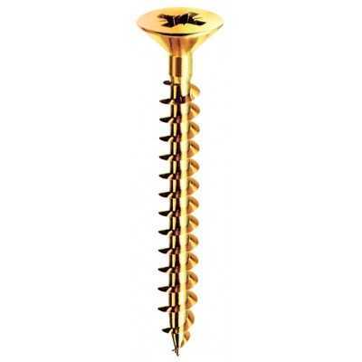 WOOD SCREWS IN BRASS-PLATED STEEL TE TP 3,5x40 PCS. 30