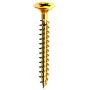 WOOD SCREWS IN BRASS-PLATED STEEL TE TP 3x30 PCS. 50