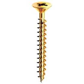 WOOD SCREWS IN BRASS-PLATED STAINLESS TE TP 4x30 PCS. 30