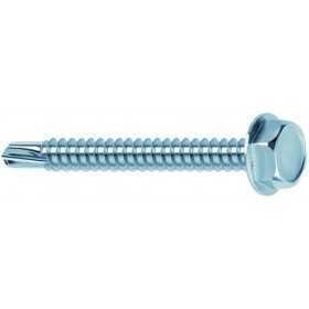 GALVANIZED DRILLEX SELF-DRILLING SCREWS TECC-HEXAGON MM.4,8X25