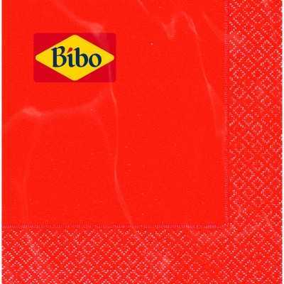 BIBO 40 RED 2-PLY NAPKINS 33x33