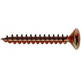 SCREWS FOR WOOD PANEL-VIT BRONZE TSP MM. 3,5x30 PZ. 500