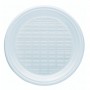BIBO 50 PLATES IN WHITE PLASTIC DM 20 5 CM