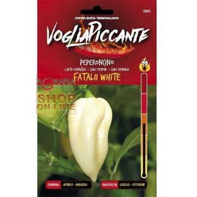 VOGLIA PICCANTE SEMI DI PEPERONCINO PICCANTE FATALI BIANCO 