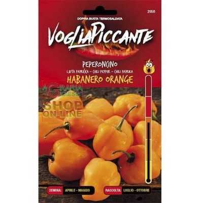 HEAVY SPICY SEEDS OF SPICY CHILI PEPPER HABANERO ORANGE