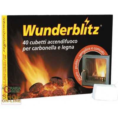 WUNDERBLITZ FIRE LIGHTER CUBES 40 PCS.