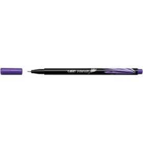 BIC INTENSITY PEN WITH SYNTHETIC POINT PURPLE MM. 0.4