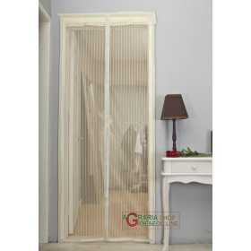 MOSQUITO NET WITH MAGNETIC STRIPES 2 WHITE BANDS CM.120X240