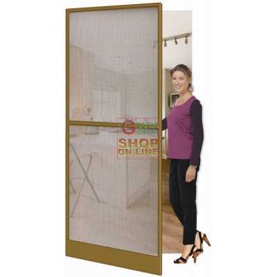 ZANZARIERA AD ANTA PER PORTA BIANCO CM.100X240 
