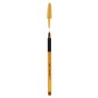 BIC BALLPOINT PEN ORANGE GRIP POINT 0.8 MM. BLACK COLOR