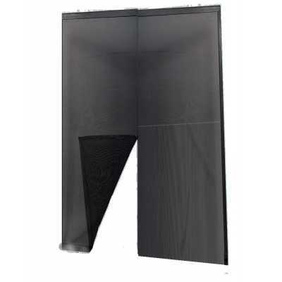 ZANZARIERA ADESIVA CON VELCRO IRS CM. 140x250 PER PORTA NERO 