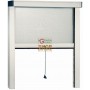 MOSQUITO NET IN THIN VERTICAL WHITE ALUMINUM CM.140X250