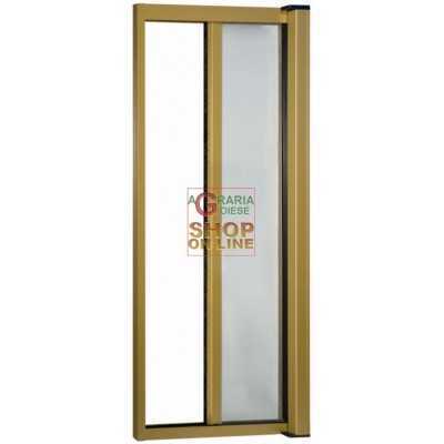 MOSQUITO NET IRS ALUMINUM THIN HORIZONTAL BRONZED CM.140x250