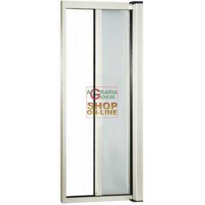 MOSQUITO NET IRS IN ALUMINUM THIN HORIZONTAL WHITE CM.140x250
