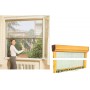 ZANZARIERA IRS-CE AVORIO RAL 1013 CM.100X250 