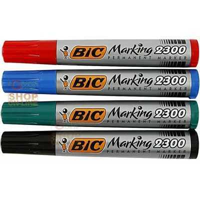 BIC PENNARELLO ECO 2300 CON PUNTA QUADRA COLORE BLU 